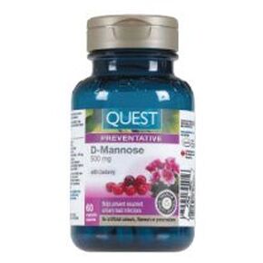 D-Mannose 500mg-60 Veg caps Brand: Quest