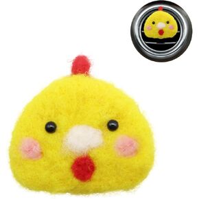 Chick Air Vent Clips Car Air Freshener Vent Clip Yellow Chicken Cute Car Accessories,Women Girly Essential Oil Car Diffuser Unique Car Charm
