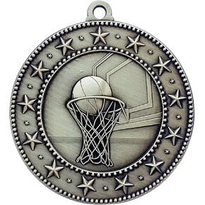 10 to 100 Packs of EMDC Style Basketball Medals