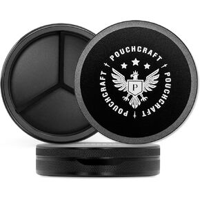 Metal Can Compatible with ZYN | Snus Can | Snus Container | EDC Storage | Slim Storage | Pill Container | Moisture Resistant Storage | Laser Engraved | Gift for Him (Black - Flag, Tall)