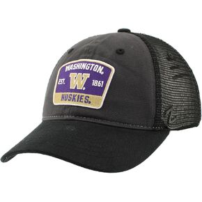 Zephyr NCAA Officially Licensed Hat University Patch Switchback Charcoal Black