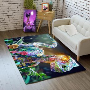 Kids Dinosaur Rug - Dinosaur Rugs for Boys Bedroom Cartoon Dinosaur Area Rug Cute Caroon Dinosaur Rug Dinosaur Carpet Rugs for Kids Room Funny Dinosaur Area Rug for Living Room Decor,2'5''×4'