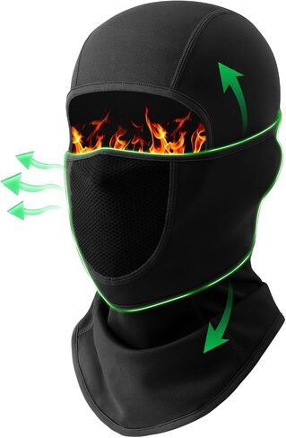 Balaclava Face Mask with Breathable Mesh, Moveable Design Ski Mask for Winter Cold Weather Ski Snowboarding Working Men Women in Saudi Arabia