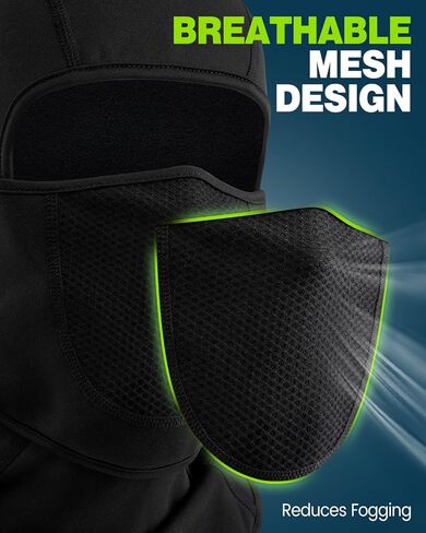Balaclava Face Mask with Breathable Mesh, Moveable Design Ski Mask for Winter Cold Weather Ski Snowboarding Working Men Women in Saudi Arabia