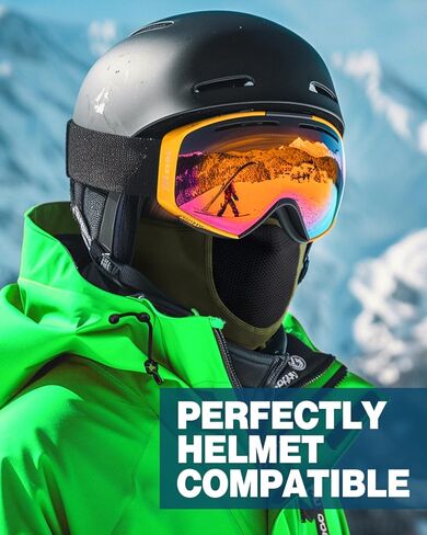 Balaclava Face Mask with Breathable Mesh, Moveable Design Ski Mask for Winter Cold Weather Ski Snowboarding Working Men Women in Kuwait