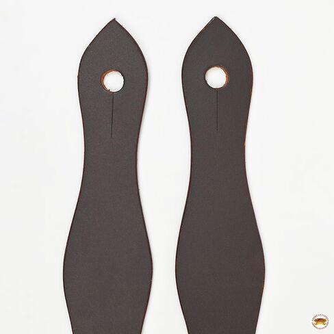 HILASON Western Spur Straps Leather Antique Brown | Spur Straps | Leather Spur Straps | spur Straps for Women and Men | spur Straps Western in Kuwait