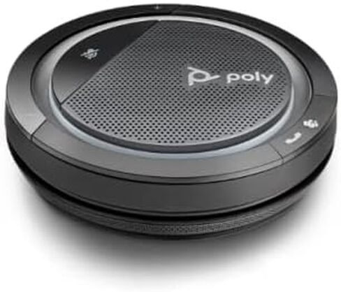 مكبر صوت للمؤتمرات المحمول بولي كاليستو 5300 متر مع اتصال USB-C وعصا بلوتوث BT600 موجه صوتي مزدوج كامل in Kuwait