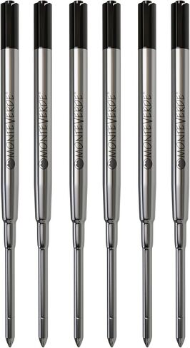 Monteverde Superbroad Ballpoint Refill For Parker Ballpoint Pens, 6/Pack, Blue (P153BU) in Saudi Arabia