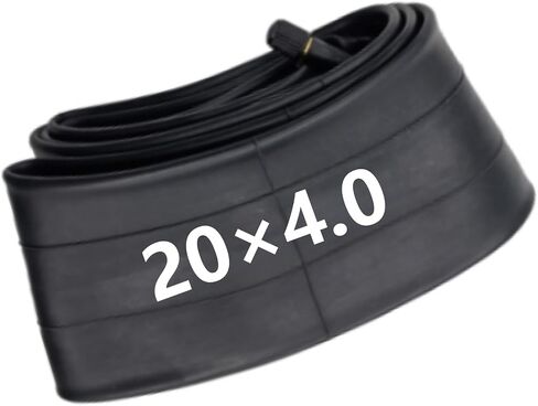 أنبوب دراجة سميك 20 × 4.0 أنابيب إطارات شديدة التحمل مقاس 20 × 4 متوافقة مع الأنابيب الداخلية 20 × 4 20 × 4 1/4 20 × 4.25 20 × 4.3 20 × 4.4 20 × 4.5 للدراجة الكهربائية مقاس 20 بوصة ودراجة الثلج ودراجة الشاطئ - عبوتان in Saudi Arabia