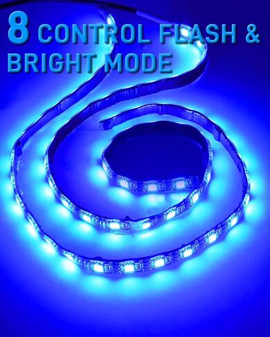 أضواء سكوتر للركوب الليلي، أضواء شريط LED للسكوتر الكهربائي لأضواء السكوتر والدراجة ولوح التزلج in Kuwait