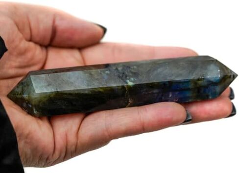Connectco Crystals Labradorite Double terminated Point in Saudi Arabia