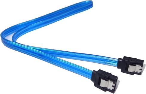 SATA Cable III, 3 Pack SATA Cable III 6Gbps Straight HDD SDD Data Cable with Locking Latch 19.69 Inches for SATA HDD,SSD, CD Driver, CD Writer (Blue, 1 Pack) (Red, 3 Pack) in Saudi Arabia