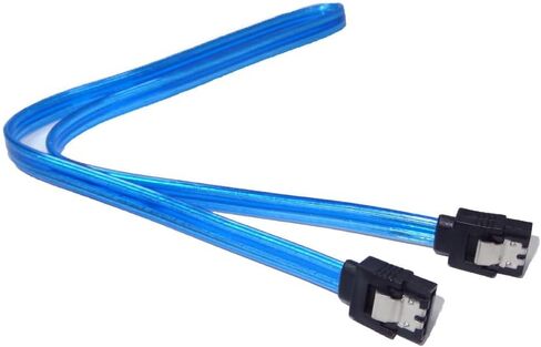SATA Cable III, 3 Pack SATA Cable III 6Gbps Straight HDD SDD Data Cable with Locking Latch 19.69 Inches for SATA HDD,SSD, CD Driver, CD Writer (Blue, 1 Pack) (Red, 3 Pack) in Saudi Arabia