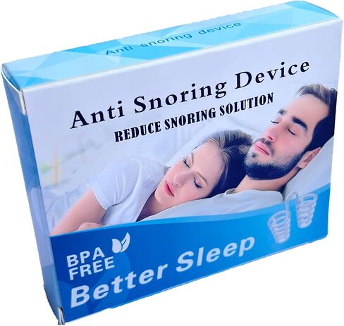 Anti Snoring Device - Nasal Vent Dilators for Men and Women Reusable Solution to Relieve Congestion and Stop Snoring Enjoy Peaceful Sleep (8 Pack) in Saudi Arabia
