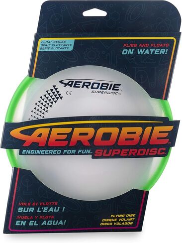 قرص طائر خارجي من Aerobie Superdisc - قد تختلف الألوان، متعدد الألوان، 8 in Kuwait
