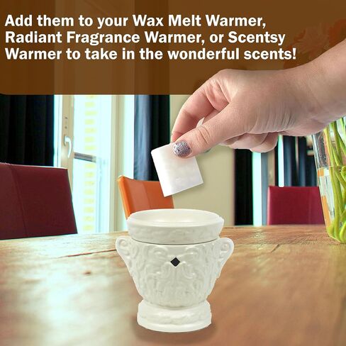 Lumintrail Tyler Candle Mixer Melts, Diva Scent, Set of 4 Scented Wax Tarts for Wax Warmers (6 Tarts per Bar, 24 Tarts Total)- Bundle with a Stain Remover Pen - Wax Melt Warmer for Home Fragrance in Saudi Arabia
