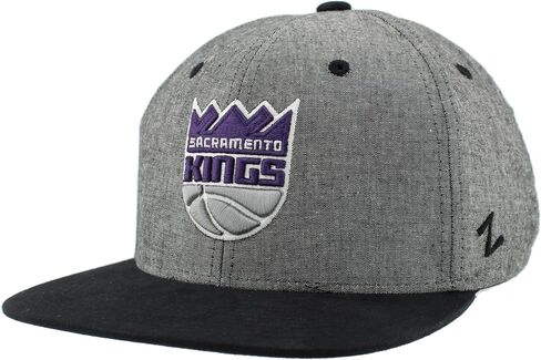 ZHATS NBA Officially Licensed Adjustable Snapback Hat Heather Black in Saudi Arabia