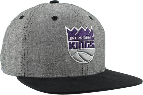 ZHATS NBA Officially Licensed Adjustable Snapback Hat Heather Black in Saudi Arabia
