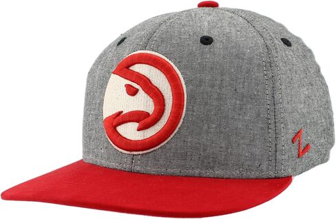 ZHATS NBA Officially Licensed Adjustable Snapback Hat Heather Black in Saudi Arabia