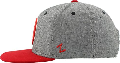 ZHATS NBA Officially Licensed Adjustable Snapback Hat Heather Black in Saudi Arabia