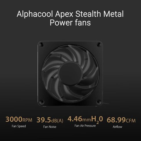 ProArt LC 420 All-in-one CPU Liquid Cooler with Illuminated System Status Meter and Three Noctua NF-A14 industrialPPC-2000 PWM 140mm Radiator Fans in Saudi Arabia