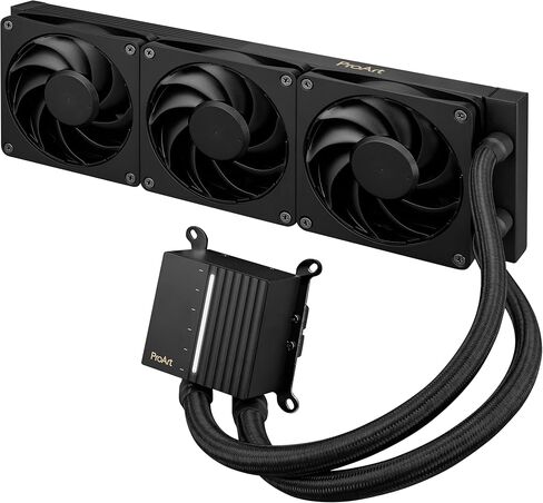 ProArt LC 420 All-in-one CPU Liquid Cooler with Illuminated System Status Meter and Three Noctua NF-A14 industrialPPC-2000 PWM 140mm Radiator Fans in Saudi Arabia