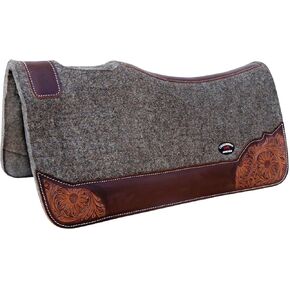 Horse 32"x30" Western Contoured Wool Felt Therapeutic Saddle Pad 39252
