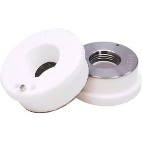 Nozzle Ceramic Rings Dia 28mm P0571-1051-00001 for Fiber Laser Cutting Head,Fiber Laser Head Ceramic Ring Dia 32mm,Fiber Laser Cutting Machine Head Nozzle Holder Parts (1 PCS)
