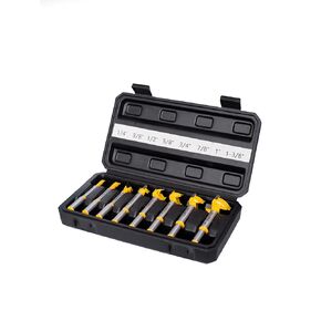 Forstner Drill Bit 8PCS with YG6X Carbide, Suitable for fine Woodworking, Cabinet Making, etc