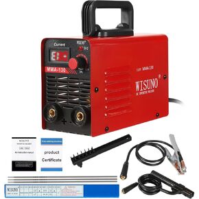 Stick Welder,110V 130Amp Welding Machine Mini arc welder,Dc Inverter Welder with Digital Display Portable，with Hot Arc Force Anti Stick,for 1/16"-1/8" Welding Rod