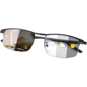 Photochromic Blue Light Blocking Glasses UV400 Anti Eyestrain Computer Gaming Blue Light Screen Blocker Glasses Clear Lens Anti Glare Eye Protection Eyewear for Men Women