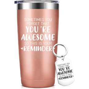 Christmas Gifts for Women Birthday - Inspirational Gifts - Get Well Gifts for Women, Sister, Bestie, Daughter, Niece, College Girls, Coworker, Boss Lady, 20oz Tumbler (Purple Green Gradient)