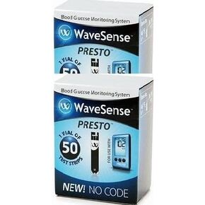 Wavesense Presto Test Strips 100 Test Strips Sold By Diabetic Corner
