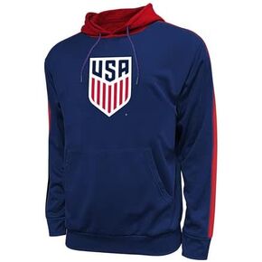 Icon Sports Offically Licensed US Soccer USMNT Full Zip Adult Pull Over Hoodie