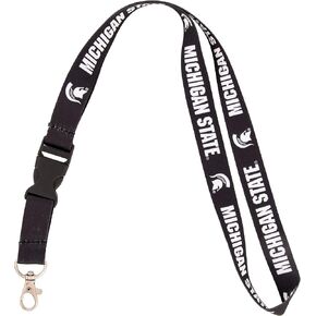 Desert Cactus Michigan State University Lanyard Spartans MSU Car Keys ID Badge Holder Keychain Detachable Breakaway Snap Buckle (Lanyard D)