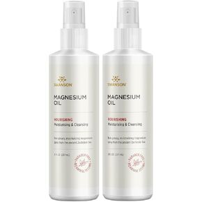Swanson Magnesium Oil Spray Zechstein Magnesium Soothes Muscles Nourishes Skin Stress Relief Sleep Rapid Absorption Dr. Barbara Hendel's Formula 8 fl oz (237 ml) Liquid (2 Pack)
