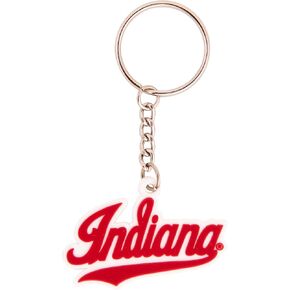 Desert Cactus Indiana University Keychain Hoosiers Bloomington Car Keys Holder (PVC B)