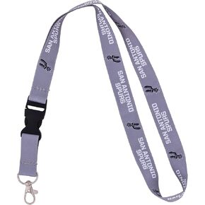 Desert Cactus San Antonio Spurs Lanyard Keychain Detachable NBA Breakaway Snap Buckle National Basketball Association Car Keys ID Badge Holder (Lanyard 2)