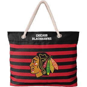 FOCO NHL Nautical Stripe Tote Bag