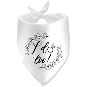 Pup of Honor Maid of Honor Bridal Party Wedding Dog Bandana Wedding Photo Prop Pet Scarf Accessories for Dog Wedding Bandana Gift for Dog Lover