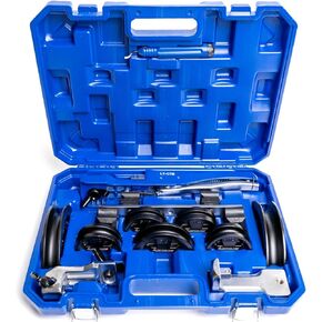 4LifetimeLines Compact Metal Tubing Bender Kit with Reverse Bending Bar - For Precision Tube Bending, Fits 1/4 Inch to 7/8 Inch Tubing, Ideal for DIY and Professional Plumbing, HVAC Projects