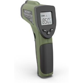 Gozney Infrared Thermometer - Built-in Laser Thermometer with LED Screen - 9V Battery Included - Celsius and Fahrenheit - Pizza Oven Accessories