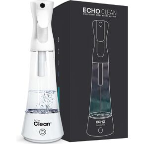 Echo Clean Hypochlorous Acid Generator - All-Purpose Household Cleaning - Makes Electrolyzed Water - Natural Disinfectant Spray Bottle - Hypochlorous Acid Cleaner, Portable HOCl & NACl Generator