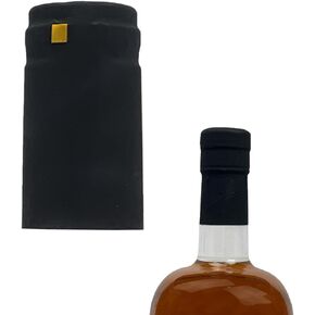 Jelinek Cork Shrink Caps for Wine Bottles - Matte Black 50 Count - 31 x 60 mm