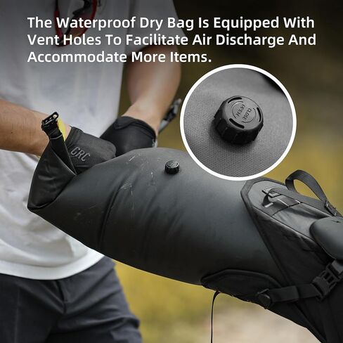 Rhinowalk bicycle saddle bag waterproof 14L bicycle bag seat bag storage bag for outdoor bikes mountain bikes road bikes in Saudi Arabia