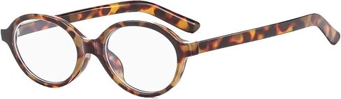 YAMEIZE Small Oval Blue Light Blocking - Glasses Women Men Retro Clear Anti Blue Light Eyeglasses for Computer Gaming in Saudi Arabia