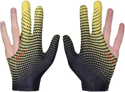 Anser M050912 قفازات عرض من الليكرا، 3 أصابع من أجل ألعاب البلياردو ، كاروم مسبح سنوكر كيو سبورت - ارتداء على اليد اليمنى أو اليسرى، قطعة واحدة in Kuwait