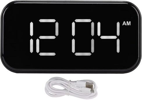 Yosoo Digital Alarm Clock, USB Desktop Large Display Electronic Clock, Has No Dazzling Lights or Any Annoying Sounds, Creating a Quiet Sleeping Environment in Saudi Arabia