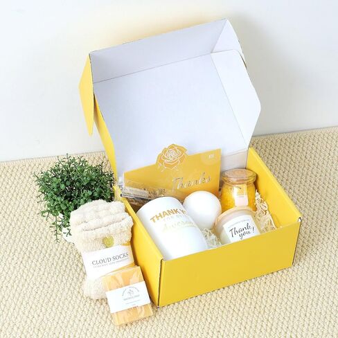 Thank You Gifts for Women,Appreciation Gifts for Teacher Nurse,Best Thank You Gift Basket Box for Boss Coworker Employee Family Relative Long Distance Friends Volunteer Coach Mentor Neighbour in Saudi Arabia