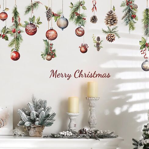 4 Sheets Christmas Realistic 3D Mouse Hole Wall Decals Cute Mouse in Hole Wall Stickers Removable Funny Mouse Hole Wall Stickers for Wall,Home,Kids Room, Living Room, Bedroom,Nursery Decor in Saudi Arabia